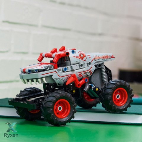 Klocki technic 42200 monster jam thunderroarus z napędem typu pull-back LEGO