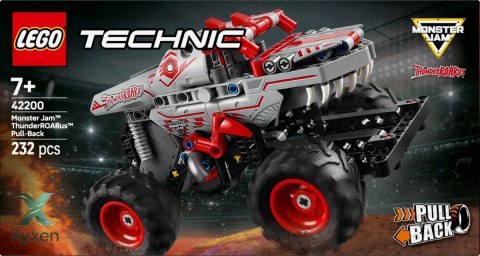 Klocki technic 42200 monster jam thunderroarus z napędem typu pull-back LEGO