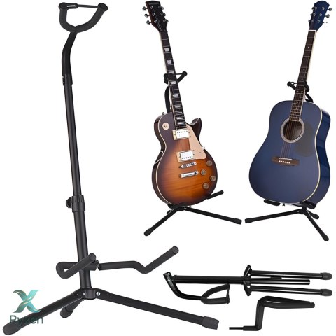 Stojak gitarowy statyw na gitarę wieszak do gitary regulowany blokada - o040 RTO