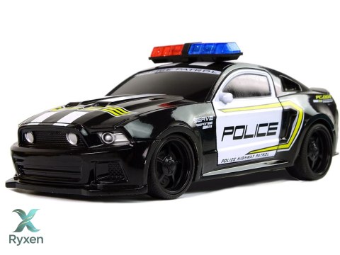 Autka R/C Pościg Policyjny Patrol Żółte Auto Sportowe Piloty LEAN TOYS