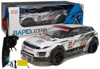 Auto Rajdowe Wyścigowe Sportowe Zdalnie Sterowane RC 1:10 Białe LEAN TOYS