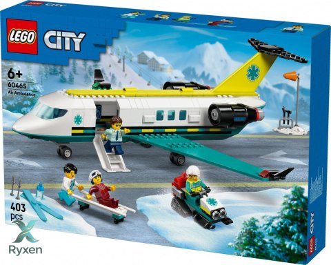 Klocki city 60465 samolot pogotowia ratunkowego LEGO