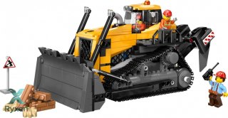 Klocki city 60466 Żółty buldożer z ładowarką LEGO