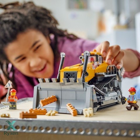 Klocki city 60466 Żółty buldożer z ładowarką LEGO