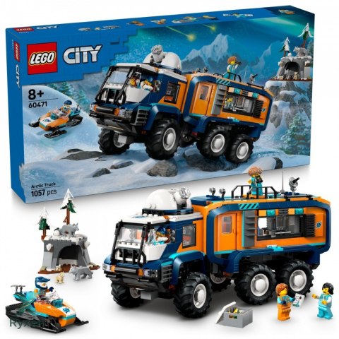 Klocki city 60471 ciężarówka z laboratorium arktycznej odkrywczyni LEGO