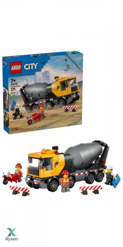 Klocki city 60478 betoniarka LEGO