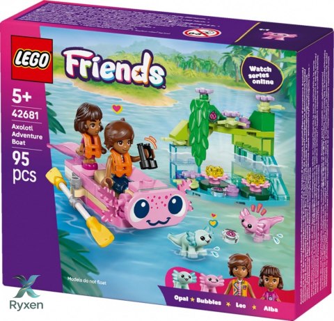 Klocki friends 42681 przygoda na aksolotlowej łodzi LEGO