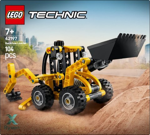 Klocki technic 42197 koparko-ładowarka LEGO