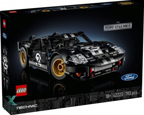 Klocki technic 42223 samochód wyścigowy 1966 ford gt40 mkii LEGO