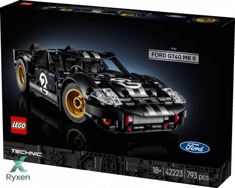 Klocki technic 42223 samochód wyścigowy 1966 ford gt40 mkii LEGO