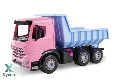 Pojazd giga trucks wywrotka arocs różowa w pudełku LENA
