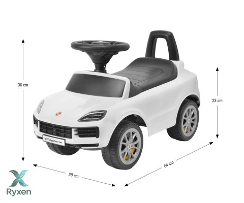 Pojazd jeździk porsche cayenne s biały MILLY MALLY