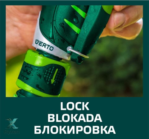Zraszacz pistoletowy regulowany VERTO