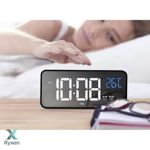 Budzik- zegar LED Izoxis 24736 IZOXIS