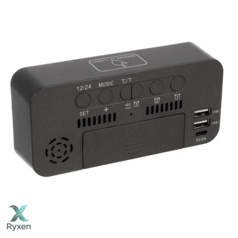 Budzik- zegar LED Izoxis 24736 IZOXIS