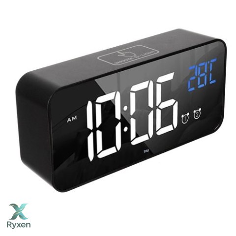 Budzik- zegar LED Izoxis 24736 IZOXIS