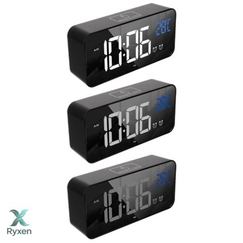 Budzik- zegar LED Izoxis 24736 IZOXIS