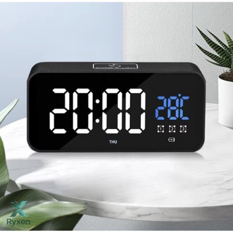 Budzik- zegar LED Izoxis 24736 IZOXIS