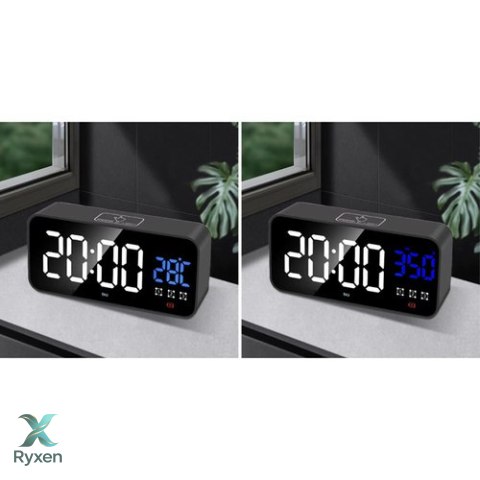Budzik- zegar LED Izoxis 24736 IZOXIS