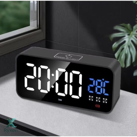 Budzik- zegar LED Izoxis 24736 IZOXIS