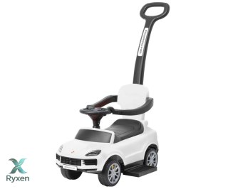 Jeździk z rączka porsche cayenne white biały MILLY MALLY