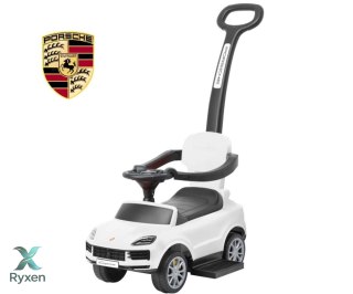 Jeździk z rączka porsche cayenne white biały MILLY MALLY