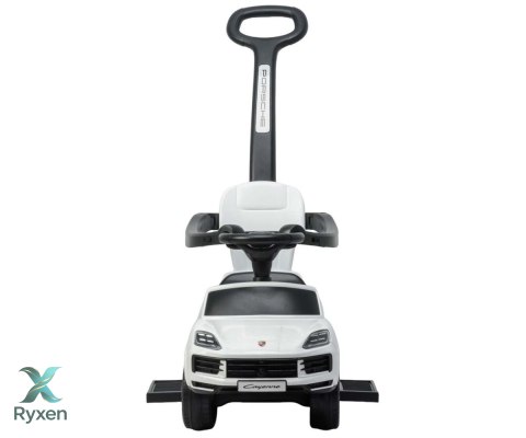 Jeździk z rączka porsche cayenne white biały MILLY MALLY