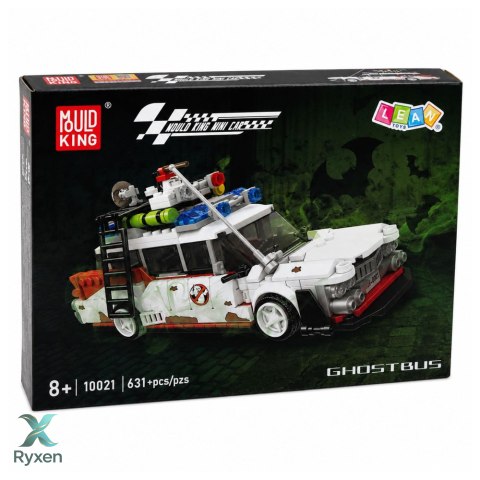Klocki Konstrukcyjne Auto Samochód Widmo Ghost Bus Biały 631 el. LEAN TOYS