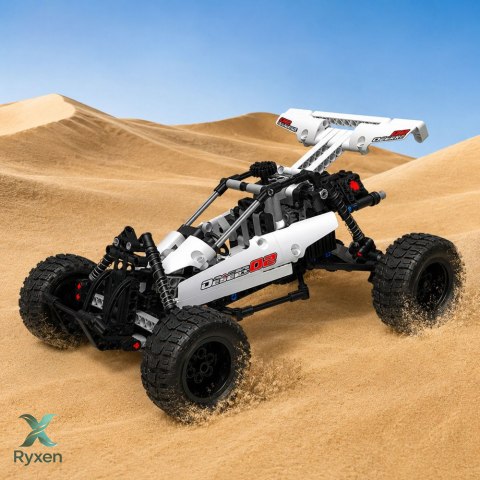 Klocki Konstrukcyjne Auto Terenowe Zdalnie Sterowane RC 4x4 Off Road 409 el. LEAN TOYS
