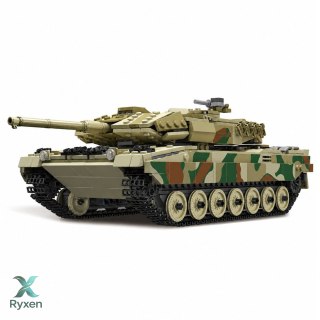 Klocki Konstrukcyjne Czołg Wojskowy Leopard Zdalnie Sterowany RC 1100 el. LEAN TOYS
