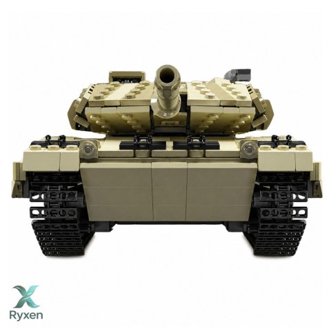 Klocki Konstrukcyjne Czołg Wojskowy Leopard Zdalnie Sterowany RC 1100 el. LEAN TOYS