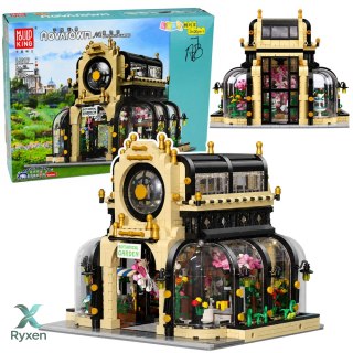 Klocki Konstrukcyjne Ogród Botaniczny Oranżeria Światło LED 2147 el. LEAN TOYS