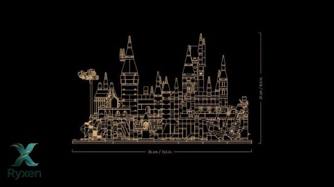 Klocki harry potter 76419 zamek hogwart i błonia LEGO