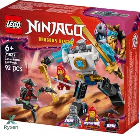 Klocki ninjago 71827 mech w zbroi bojowej zanea LEGO