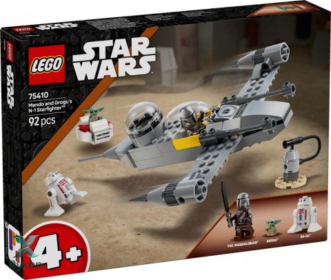 Klocki star wars 75410 myśliwiec n-1 mando i grogu LEGO