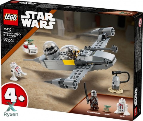 Klocki star wars 75410 myśliwiec n-1 mando i grogu LEGO