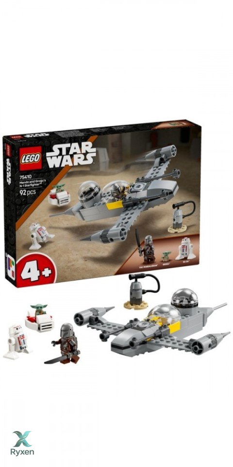 Klocki star wars 75410 myśliwiec n-1 mando i grogu LEGO