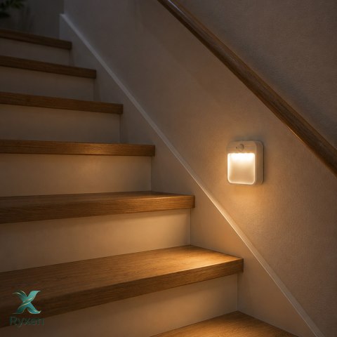 Lampa schodowa LED Maclean, z czujnikiem ruchu, temp. 4000K, 3.7V/500mAh, 4 LED, Zasięg 3-4m, MCE236 Maclean