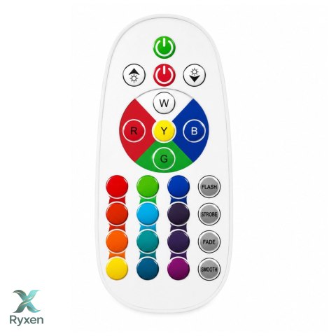 Lampka Nocna Ozdobna LED RGB Akwarium Z Rybkami 16 Kolorów USB Biała LEAN