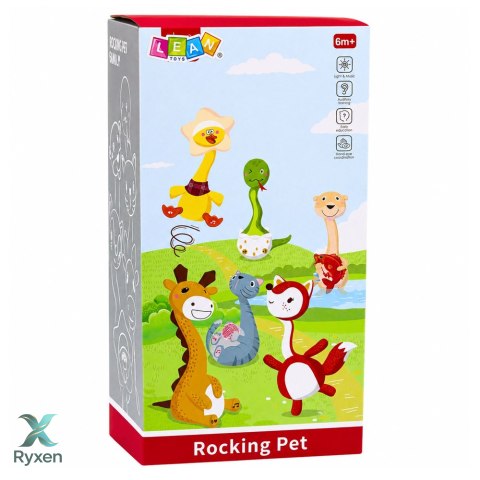 Pluszowy Tańczący Kot Zabawka Interaktywna Muzyczna Dźwięki Maskotka Szary LEAN TOYS
