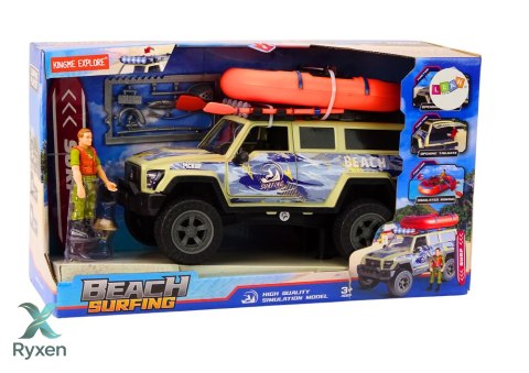 Samochód Terenowy Serfera Ponton Deska Akcesoria LEAN TOYS