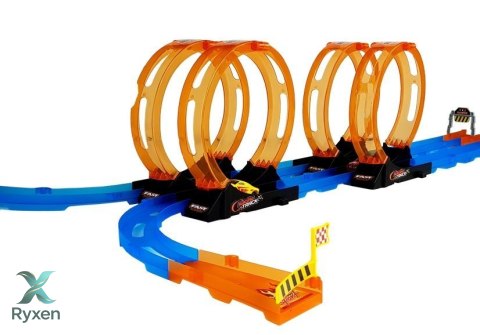 Tor dla resoraków z pętlami LEAN TOYS