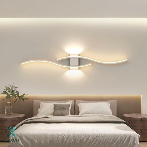 ZD196A Lampa ścienna 3 kolory światła 35w biała ATL
