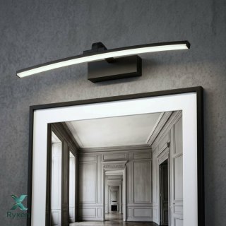 ZD198 Lampka ścienna łuk 40cm biała neutralna czarna ATL