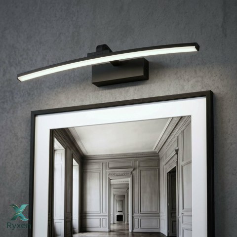 ZD198 Lampka ścienna łuk 40cm biała neutralna czarna ATL