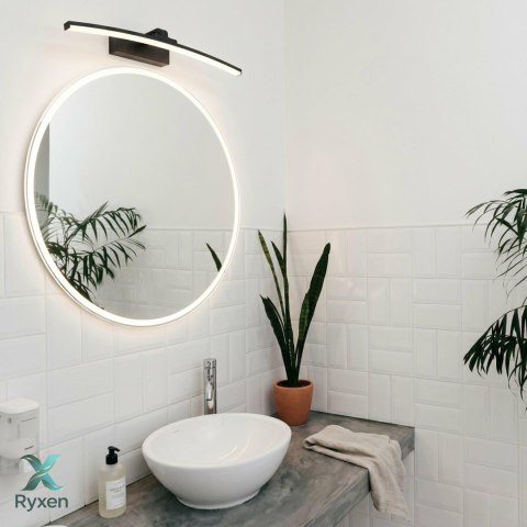 ZD198 Lampka ścienna łuk 40cm biała neutralna czarna ATL