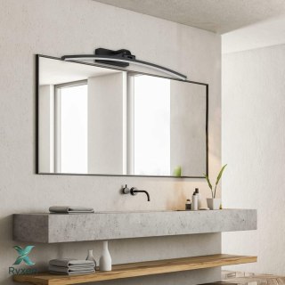 ZD198A Lampka ścienna łuk 60cm biała neutralna czarna ATL