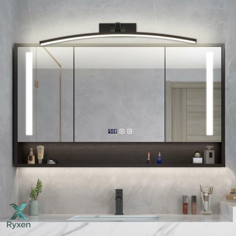 ZD198A Lampka ścienna łuk 60cm biała neutralna czarna ATL