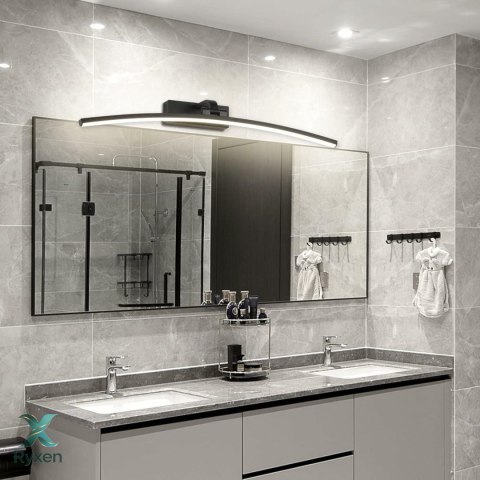 ZD198A Lampka ścienna łuk 60cm biała neutralna czarna ATL