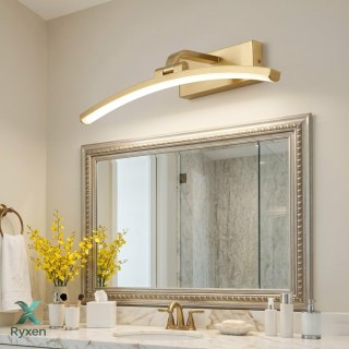 ZD200 Lampka ścienna łuk 60cm biała neutralna złoty ATL